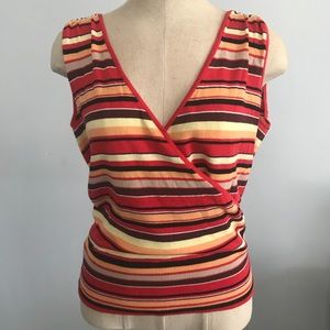 Mexx Women’s sleeveless knit shirt with stripes